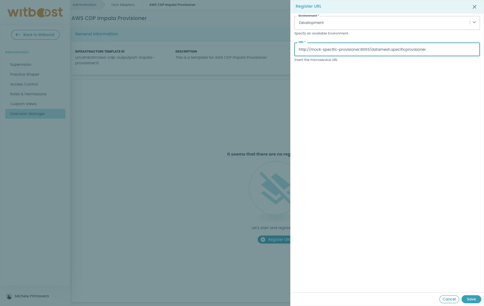 Add Tech Adapter URL